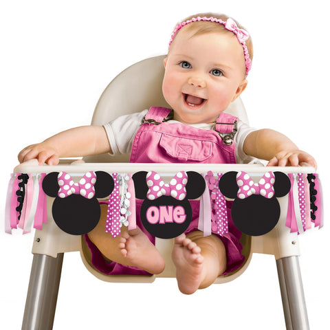 MINNIE MOUSE FOREVER DELUXE HIGH CHAIR KIT