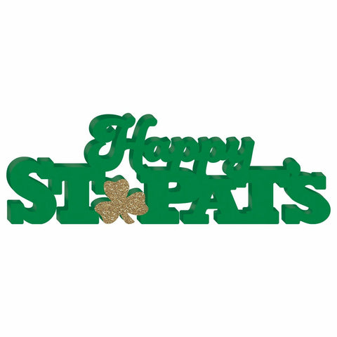 HAPPY ST PATS DAY WOODEN SIGN