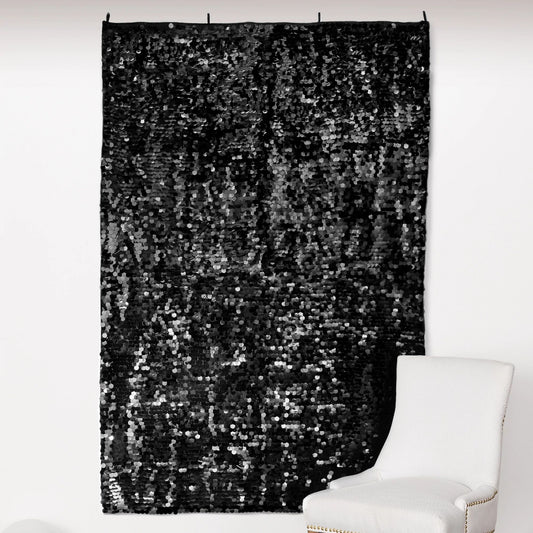 DELUXE BLACK SEQUIN BACKDROP