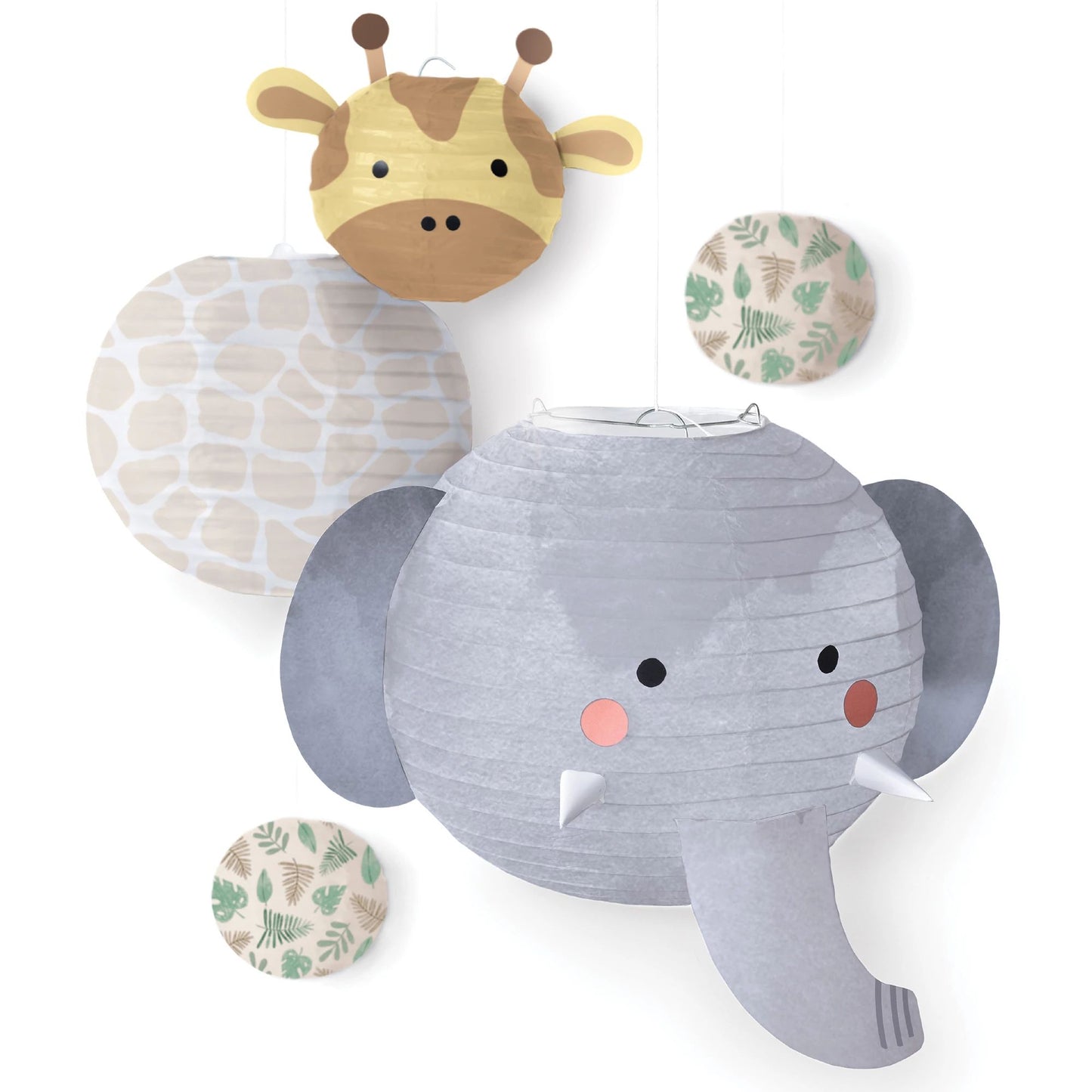 SOFT JUNGLE PAPER LANTERN KIT