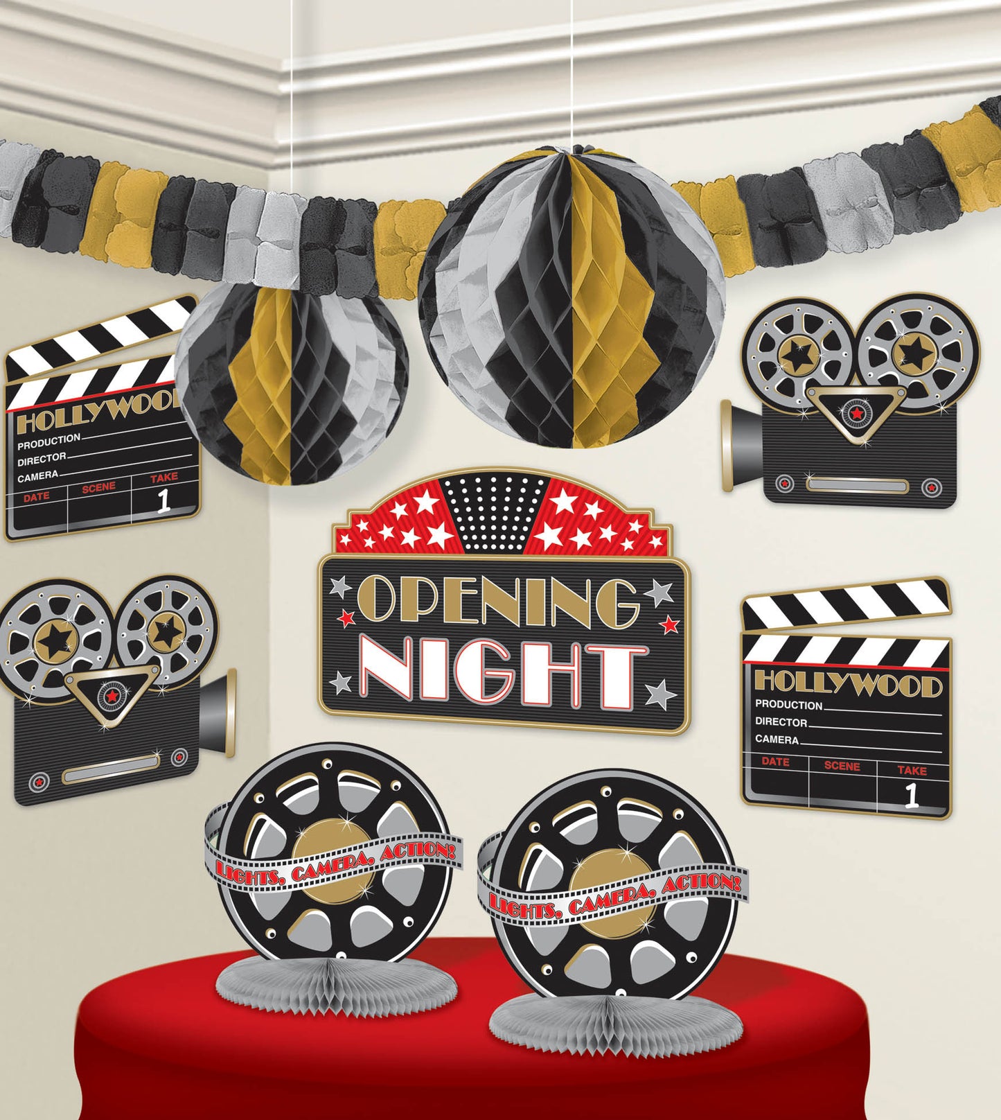 HOLLYWOOD ROOM DECORATING KIT