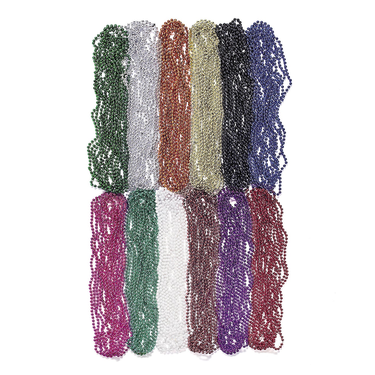 METALLIC BEAD ASSORTMENT 144 PACK