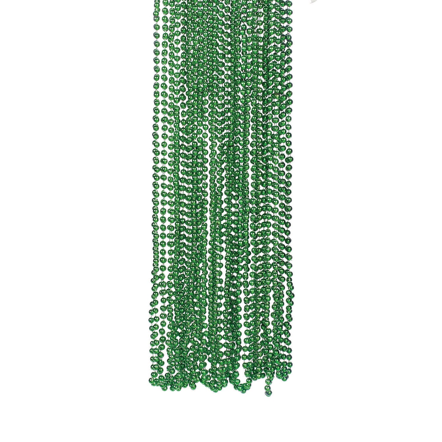 NECKLACE - GREEN METALLIC BEADS 4 DZ/UNIT
