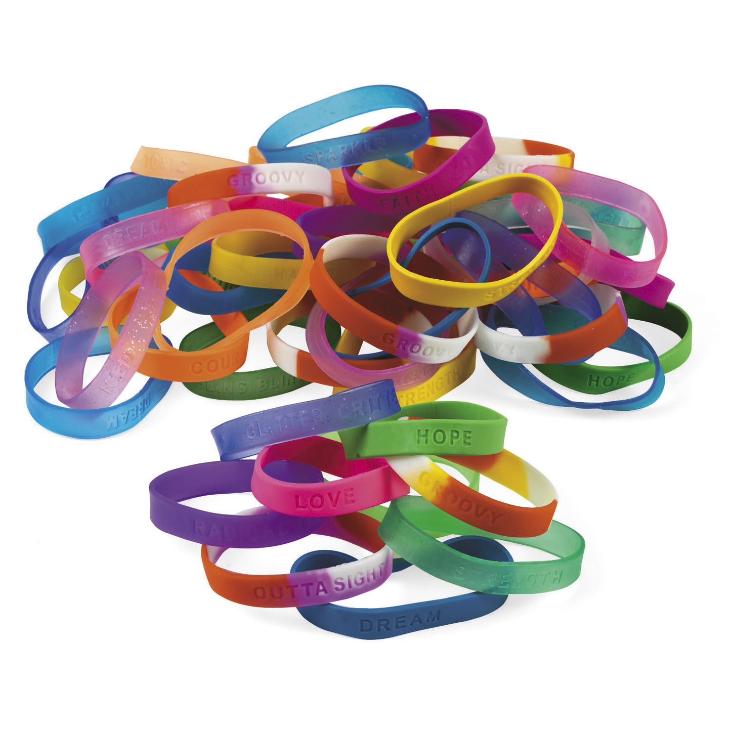 Bracelet Sayings Mega Assortment - 100pcs.