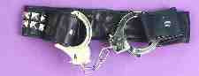 Studded Belt w/Handcuffs