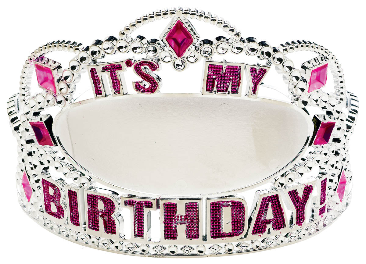 ADD YOUR AGE PINK BIRTHDAY TIARA