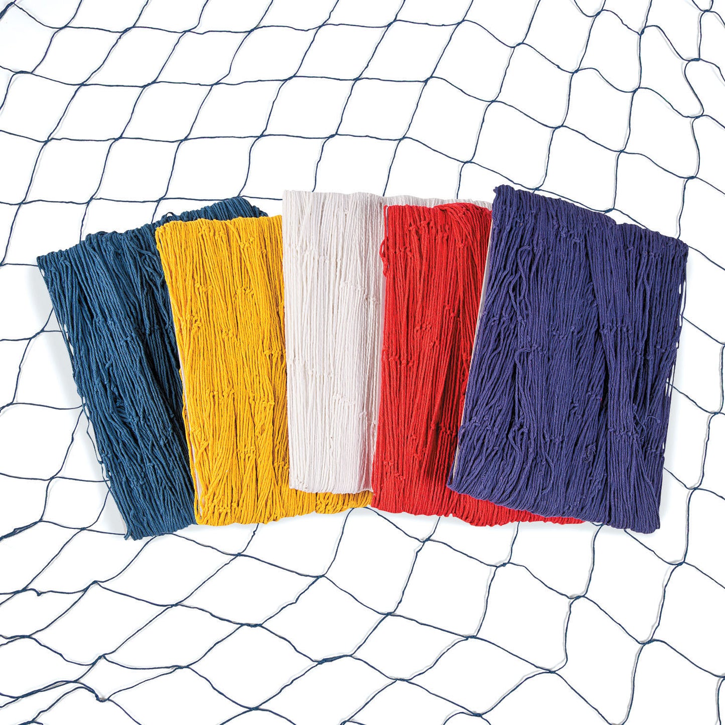 FISH NET - COTTON LARGE ASST COLORS 4' X 14'EACH