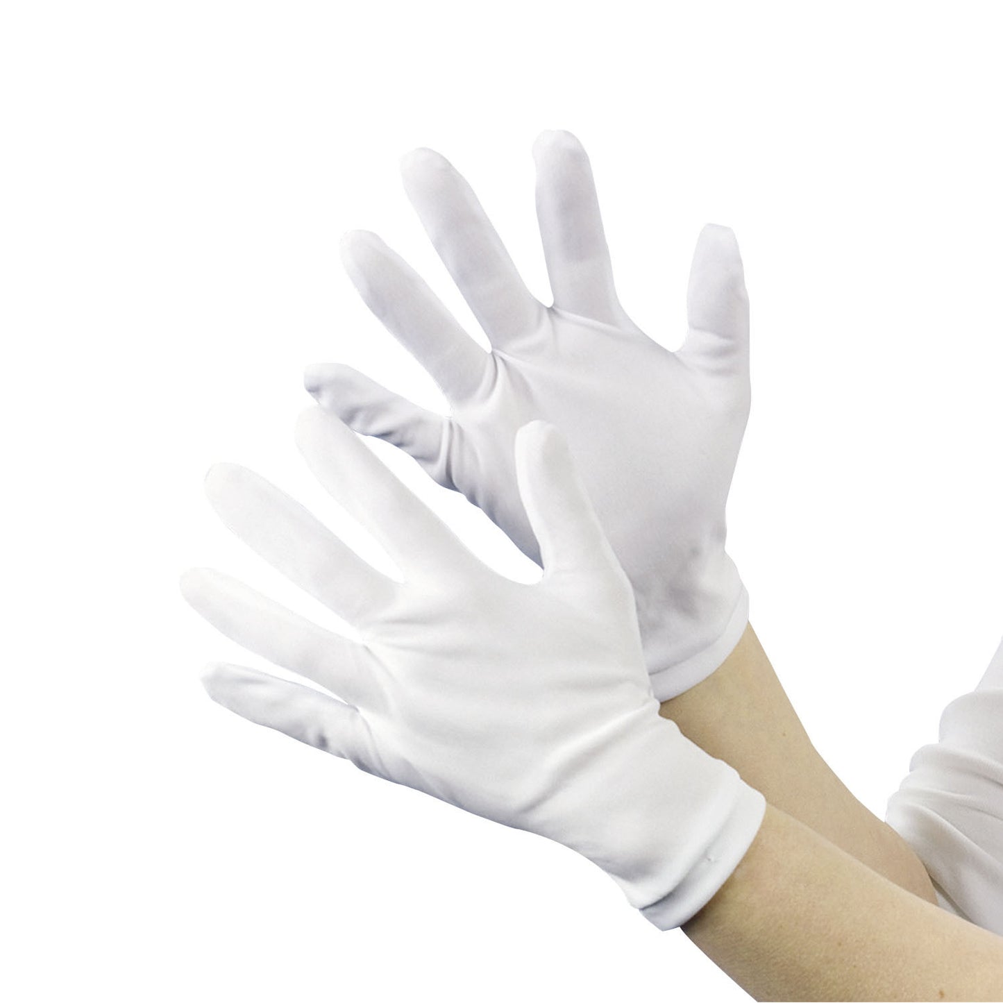 GLOVES - WHITE ADULT THEATRICAL PAIR