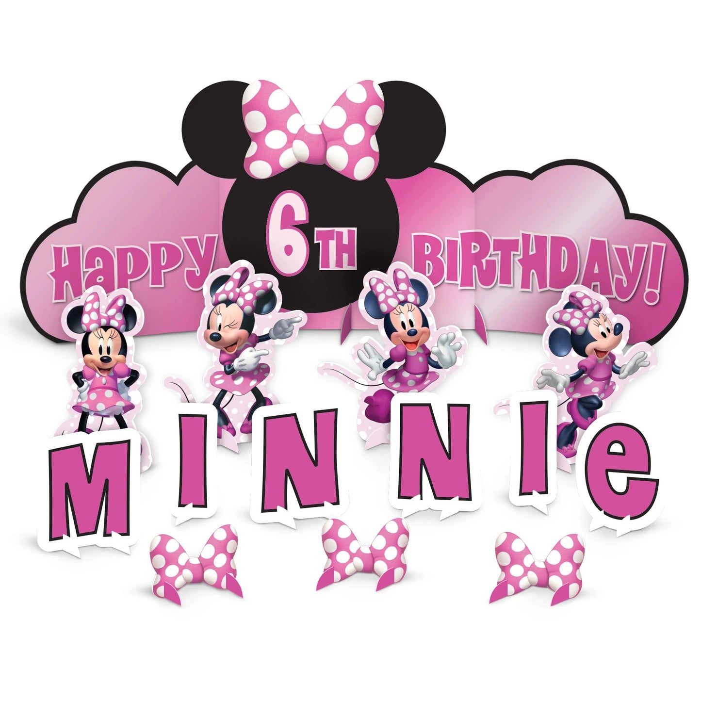 MINNIE MOUSE FOREVER TABLE DECORATING KIT