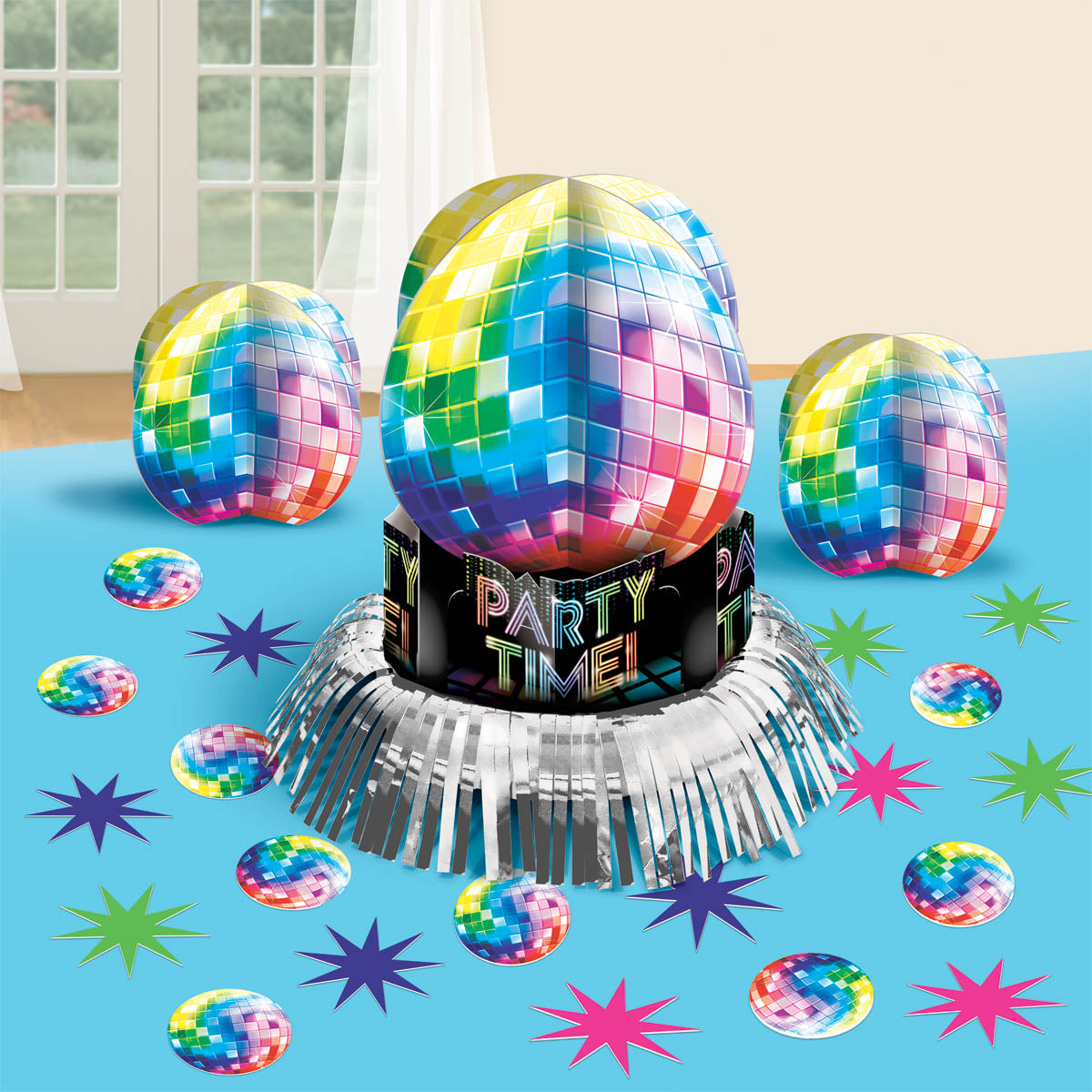 DISCO FEVER TABLE DECORATING KIT