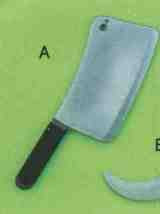 Oversized Plastic Meat Cleaver