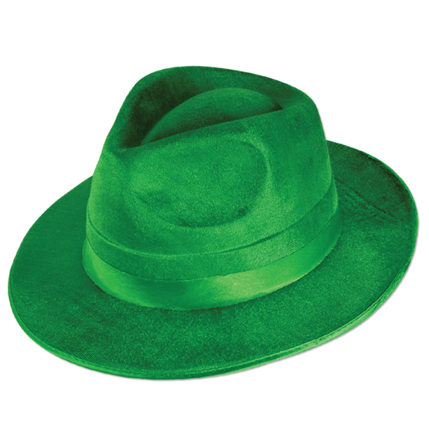 HAT - GREEN VELVET FEDORA