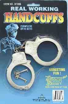Metal Handcuffs w/Keys