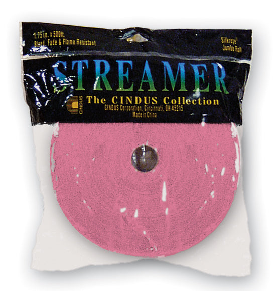 CREPE STREAMER - 500' PINK