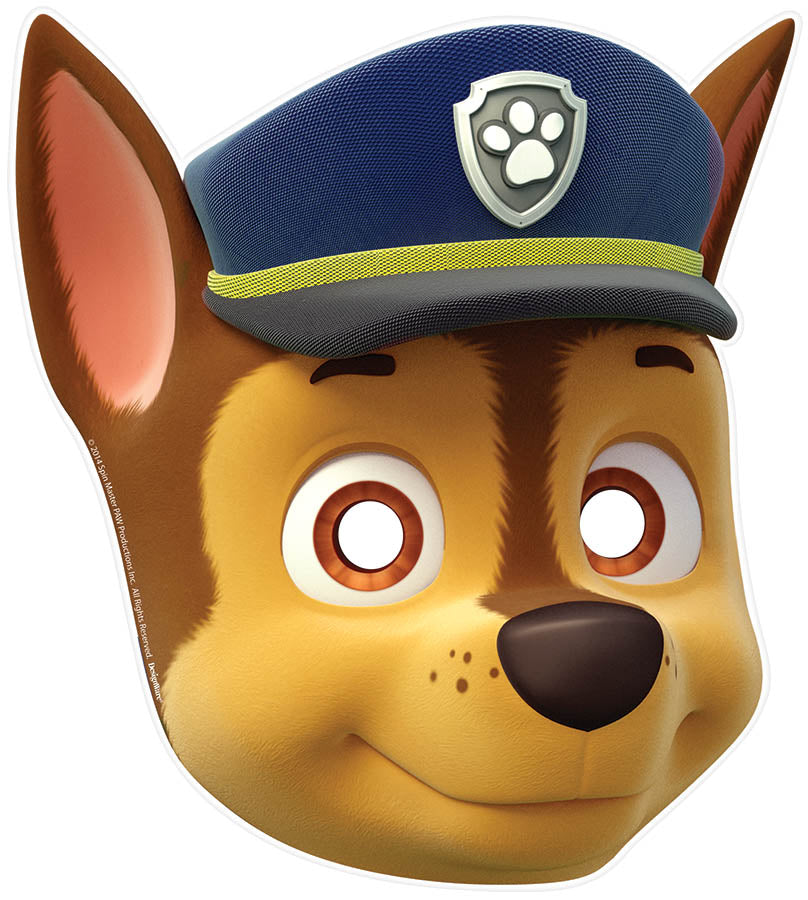 PAW PATROL PAPER PARTY MASKS