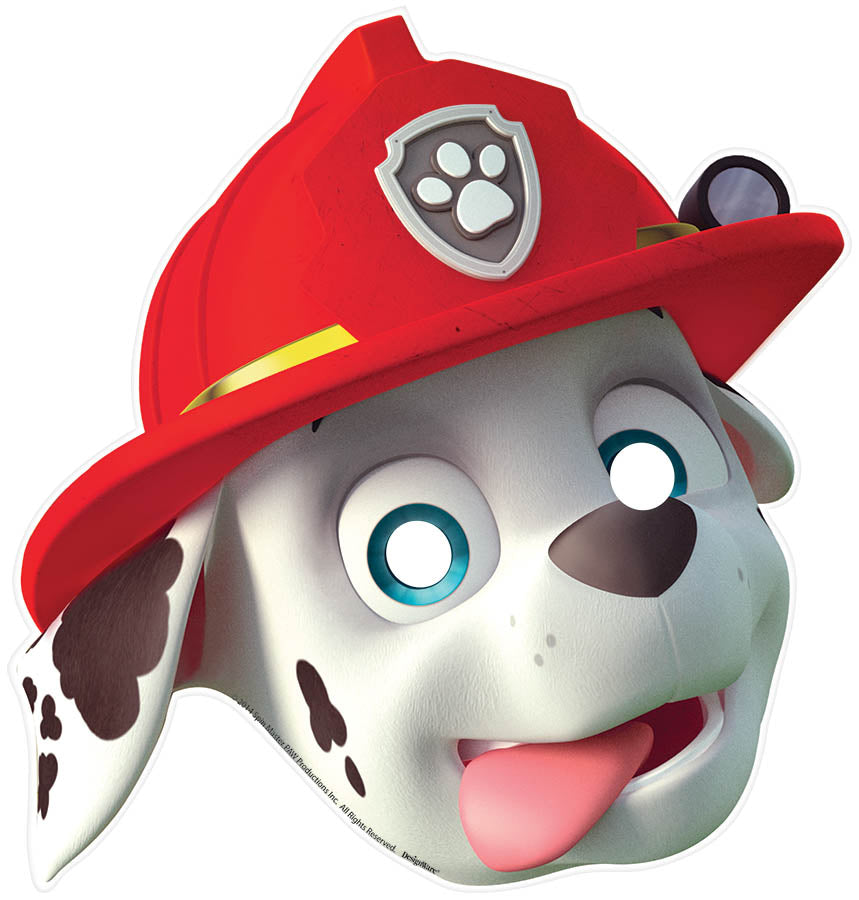 PAW PATROL PAPER PARTY MASKS