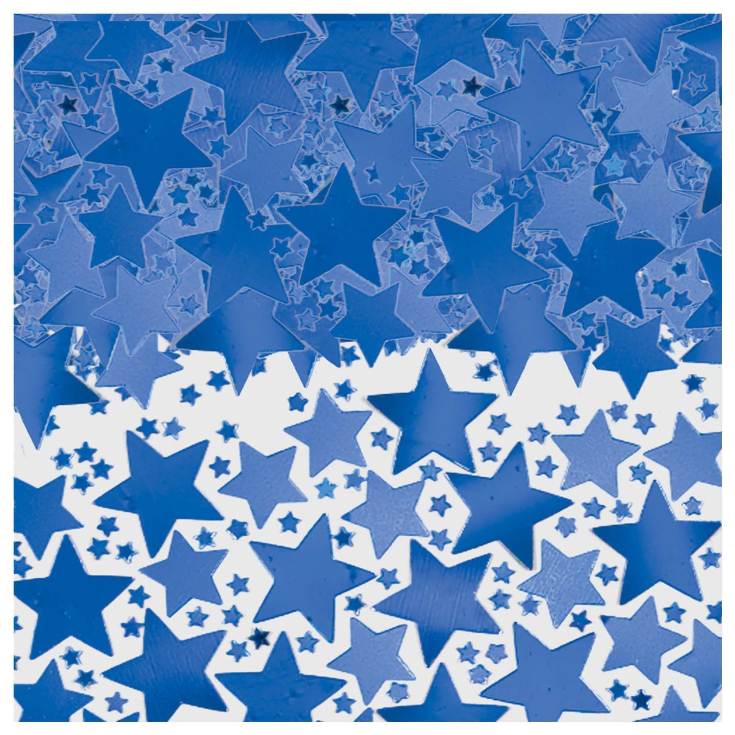 Confetti Stars- Blue