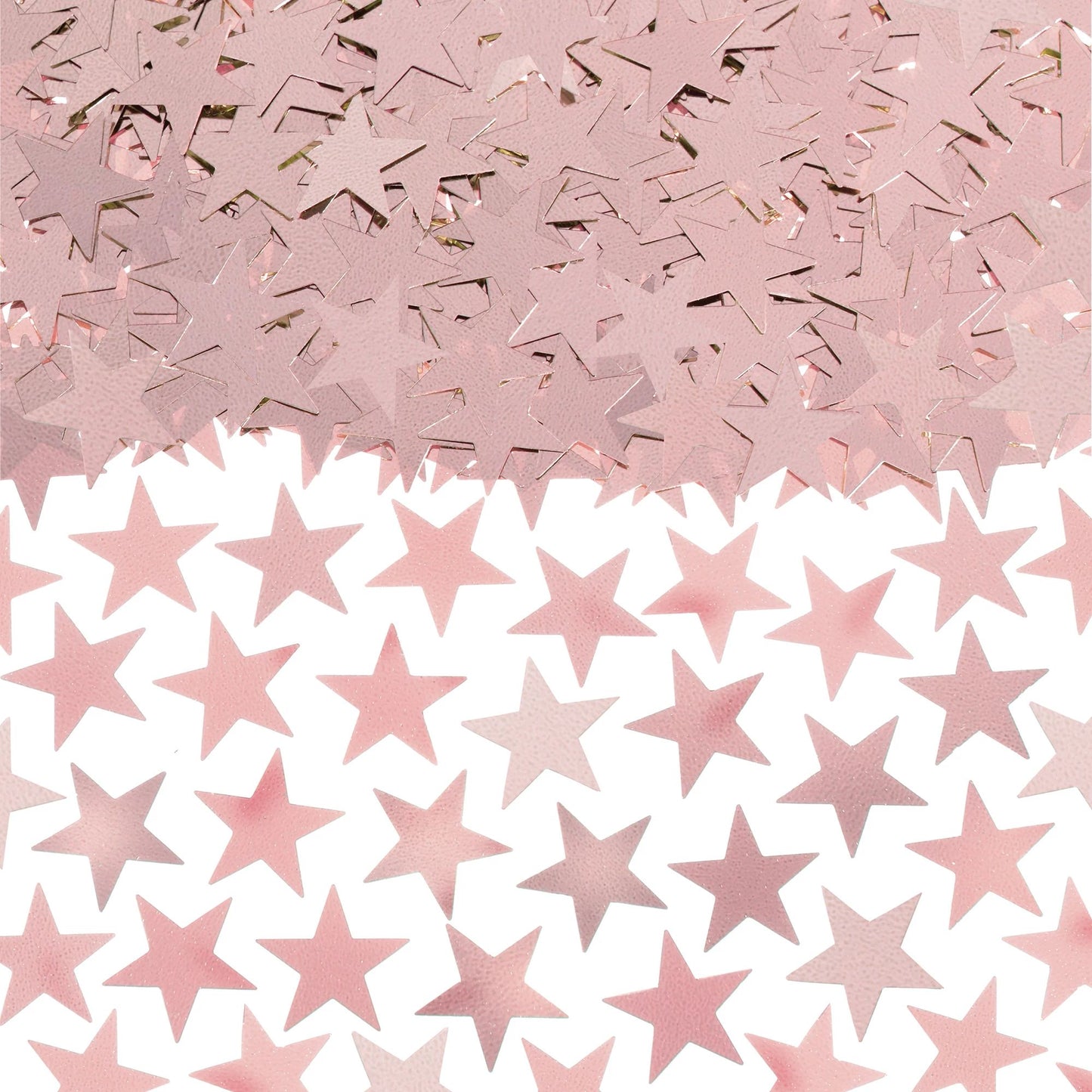 CONFETTI - ROSE GOLD STARS 2.5 oz