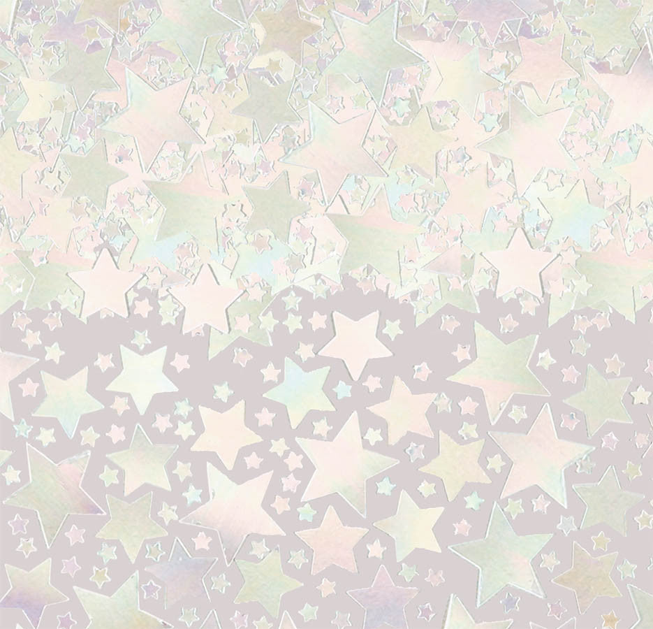Confetti Stars- Iridescent
