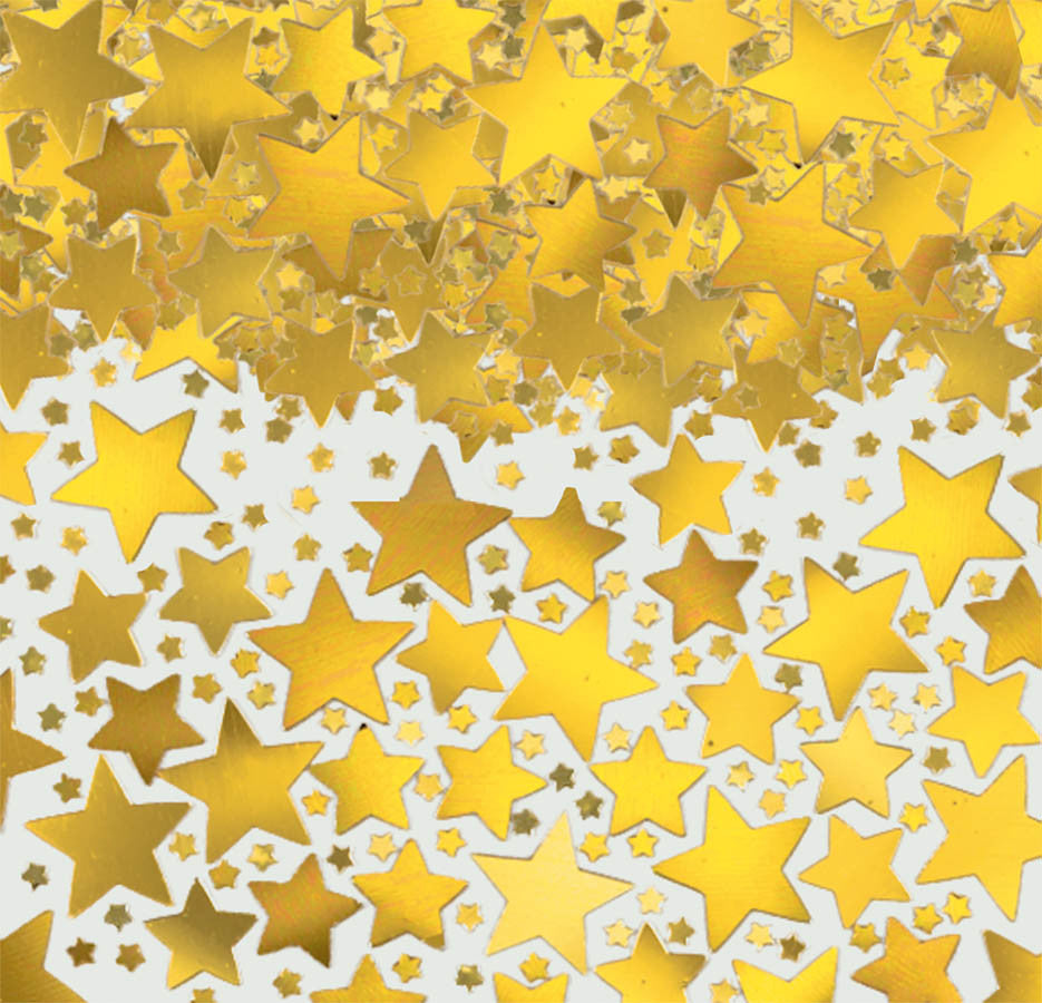 CONFETTI - GOLD STARS 2.5 oz
