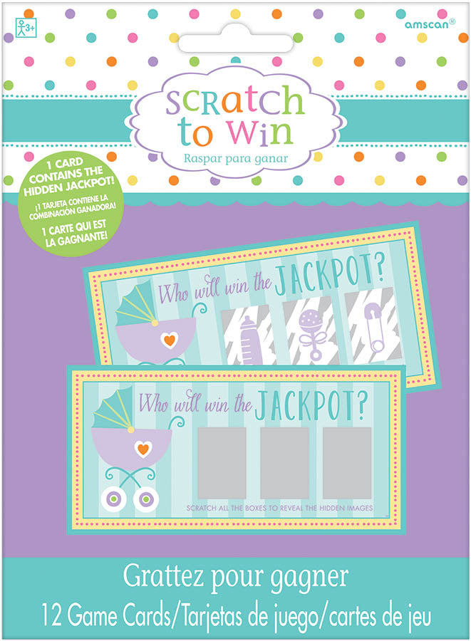 BABY SHOWER SCRATCH OFF TICKETS