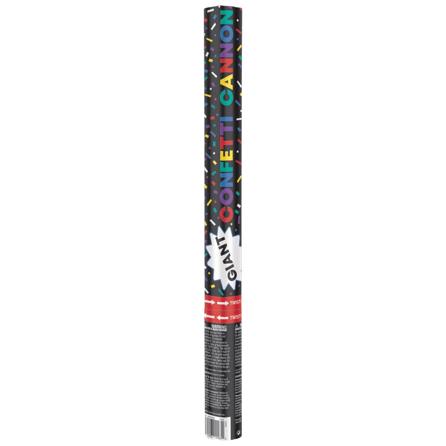 JUMBO CONFETTI CANNON MULTICOLOR