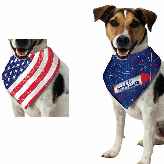 PATRIOTIC DOG BANDANA