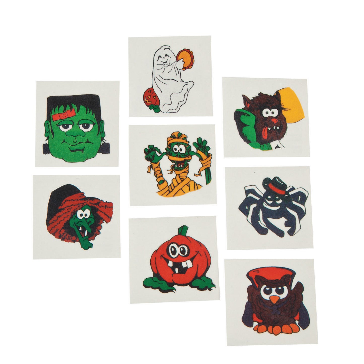 HALLOWEEN TATTOOS 72 COUNT