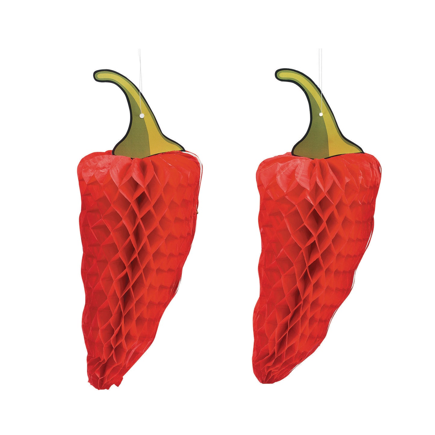 CHILI PEPPER TISSUE DECORATIONS