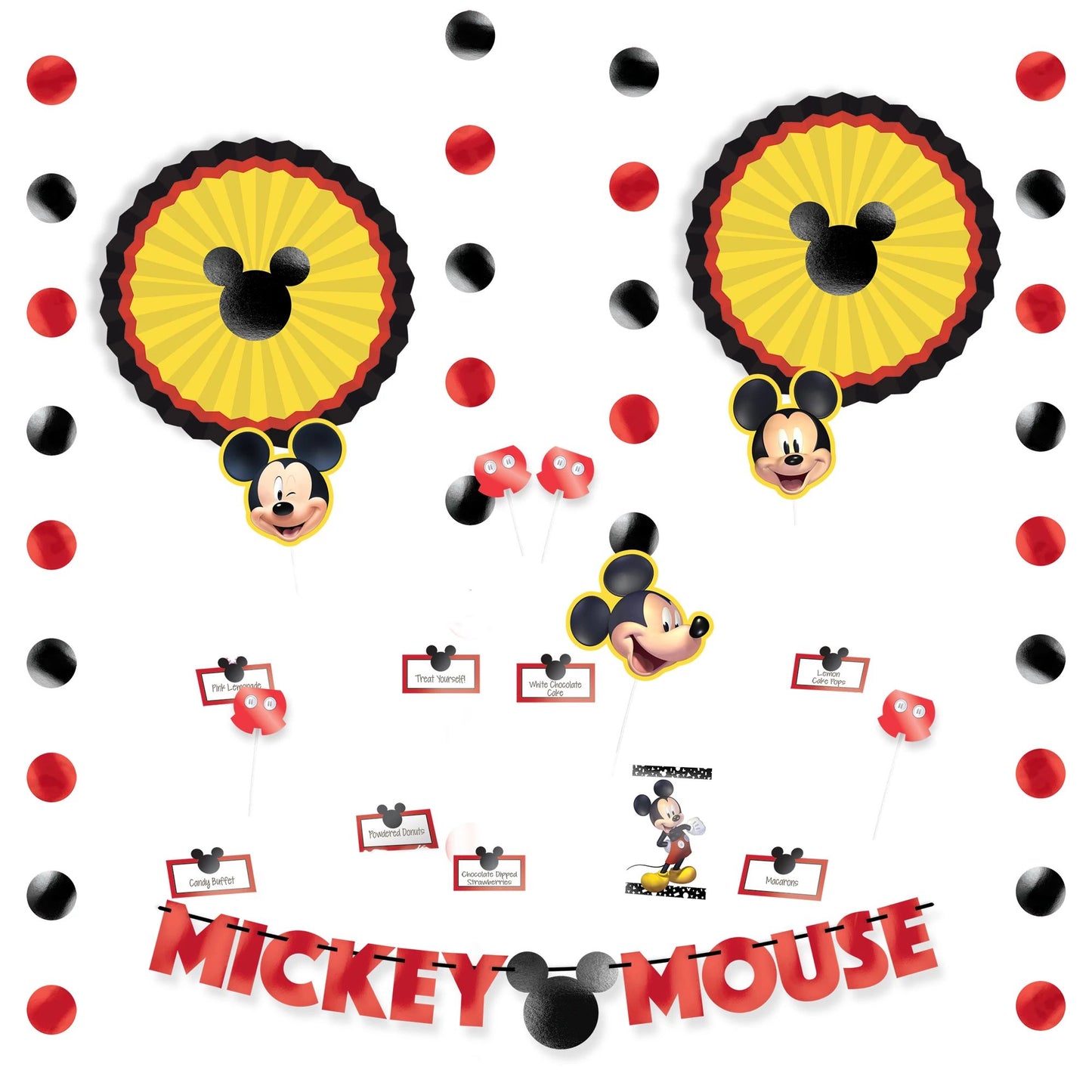 MICKEY MOUSE FOREVER BUFFET TABLE DECORATING KIT