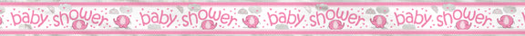 PINK ELEPHANT BANNER MYLAR 12'
