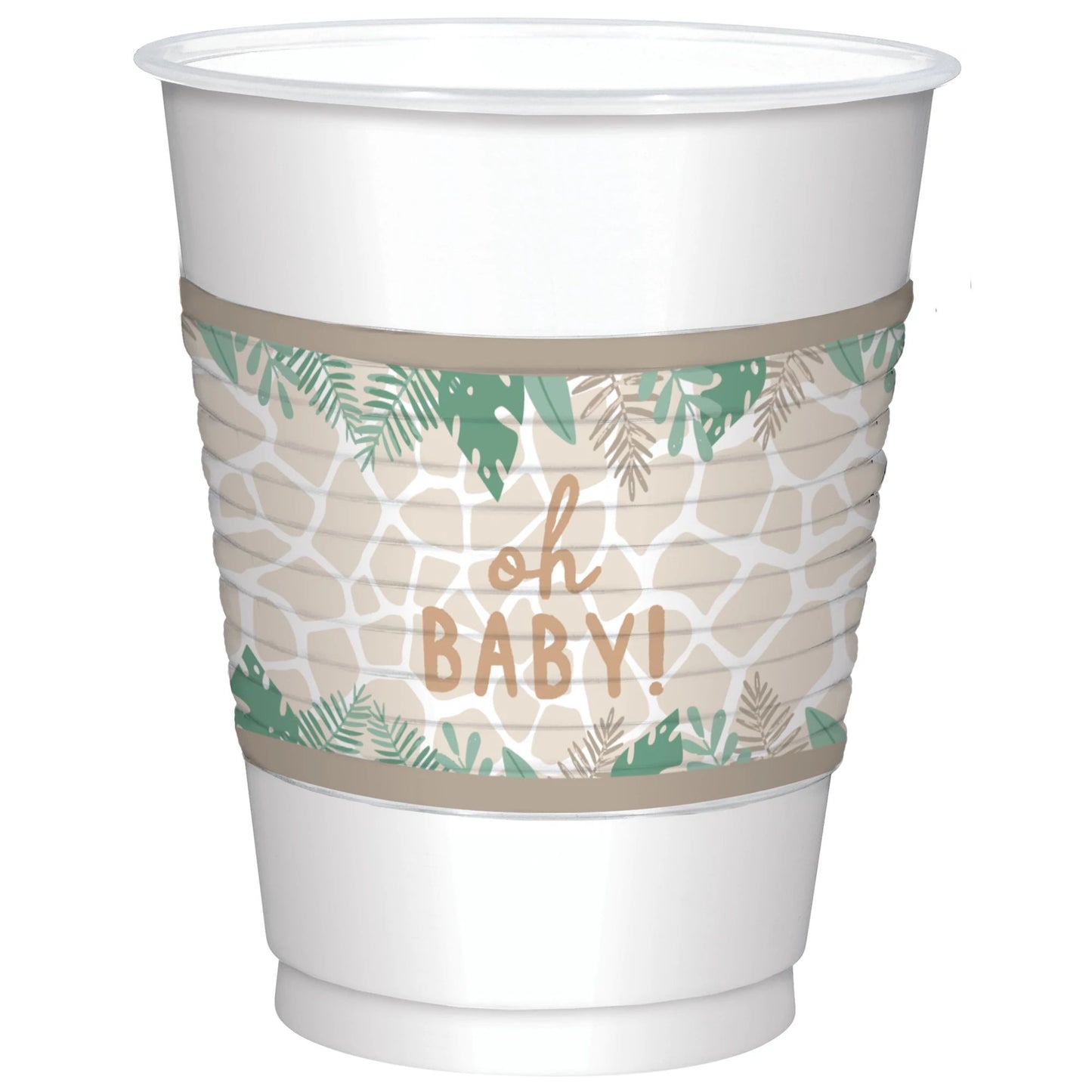 SOFT JUNGLE PLASTIC CUPS