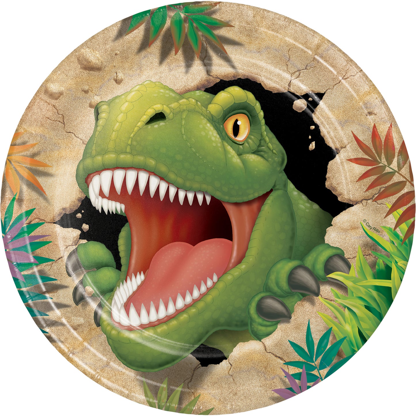 DINO BLAST PLATES 9"