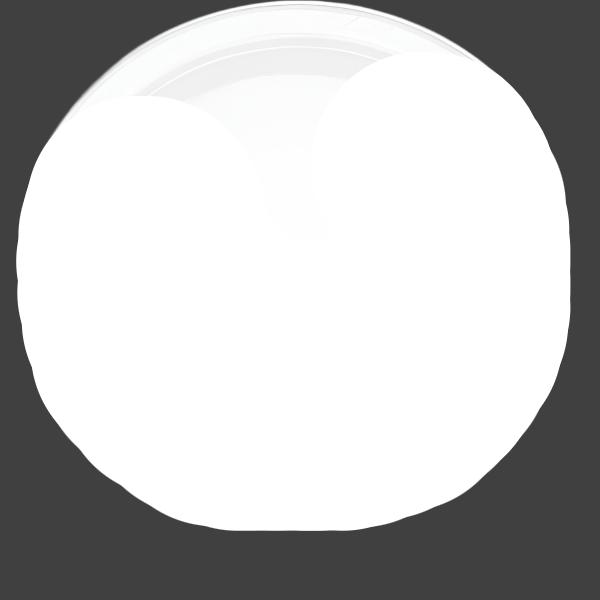 PLASTIC PLATES - FROSTY WHITE   7"   20 COUNT