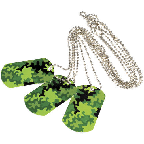 CAMO DOG TAGS - METAL