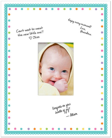 Baby Shower Autograph Frame