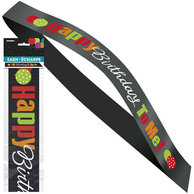 HAPPY BIRTHDAY TO ME SASH