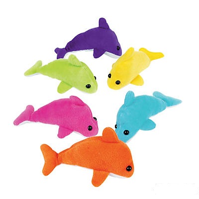 5.5" PLUSH DOLPHINS