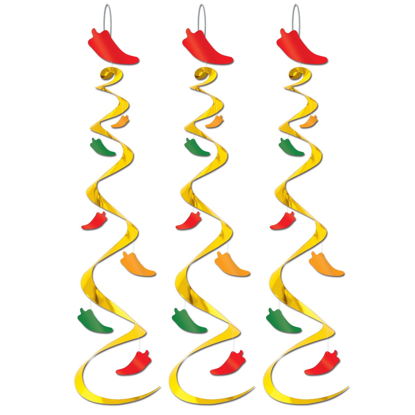 CHILI PEPPER WHIRLS 3PCS/PKG 30"