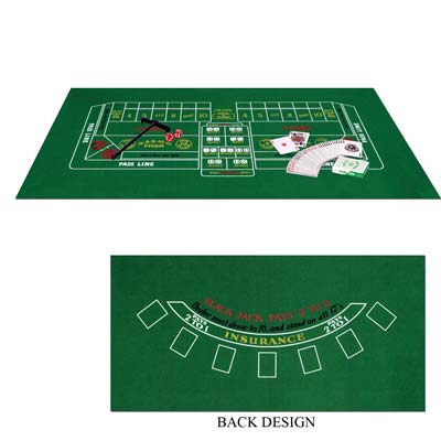Blackjack / Craps Home Casino Set