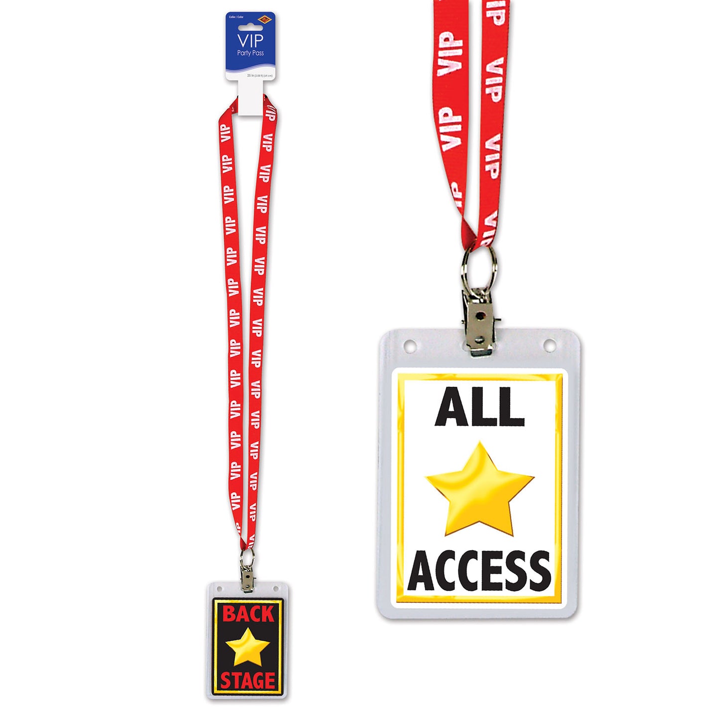 BACK STAGE VIP PASS LANYARD