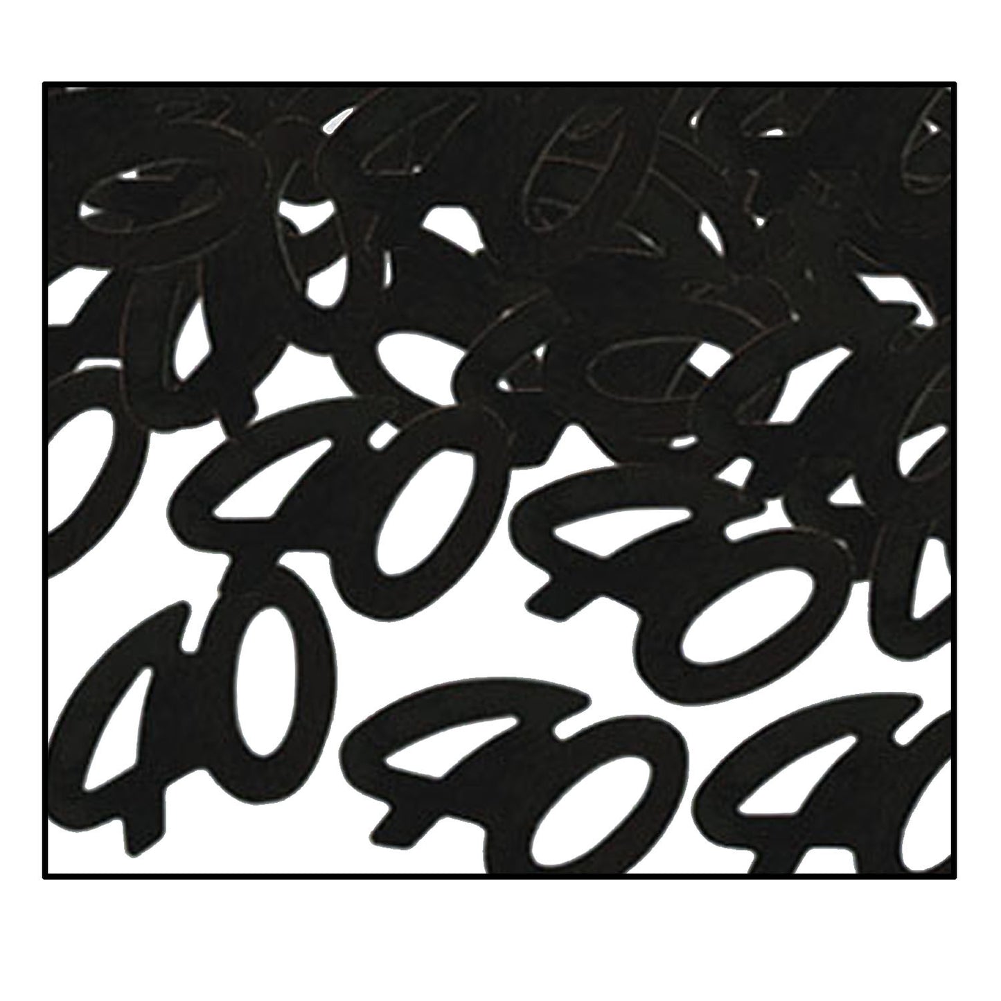 CONFETTI - BLACK 40 1/2 OZ/PKG