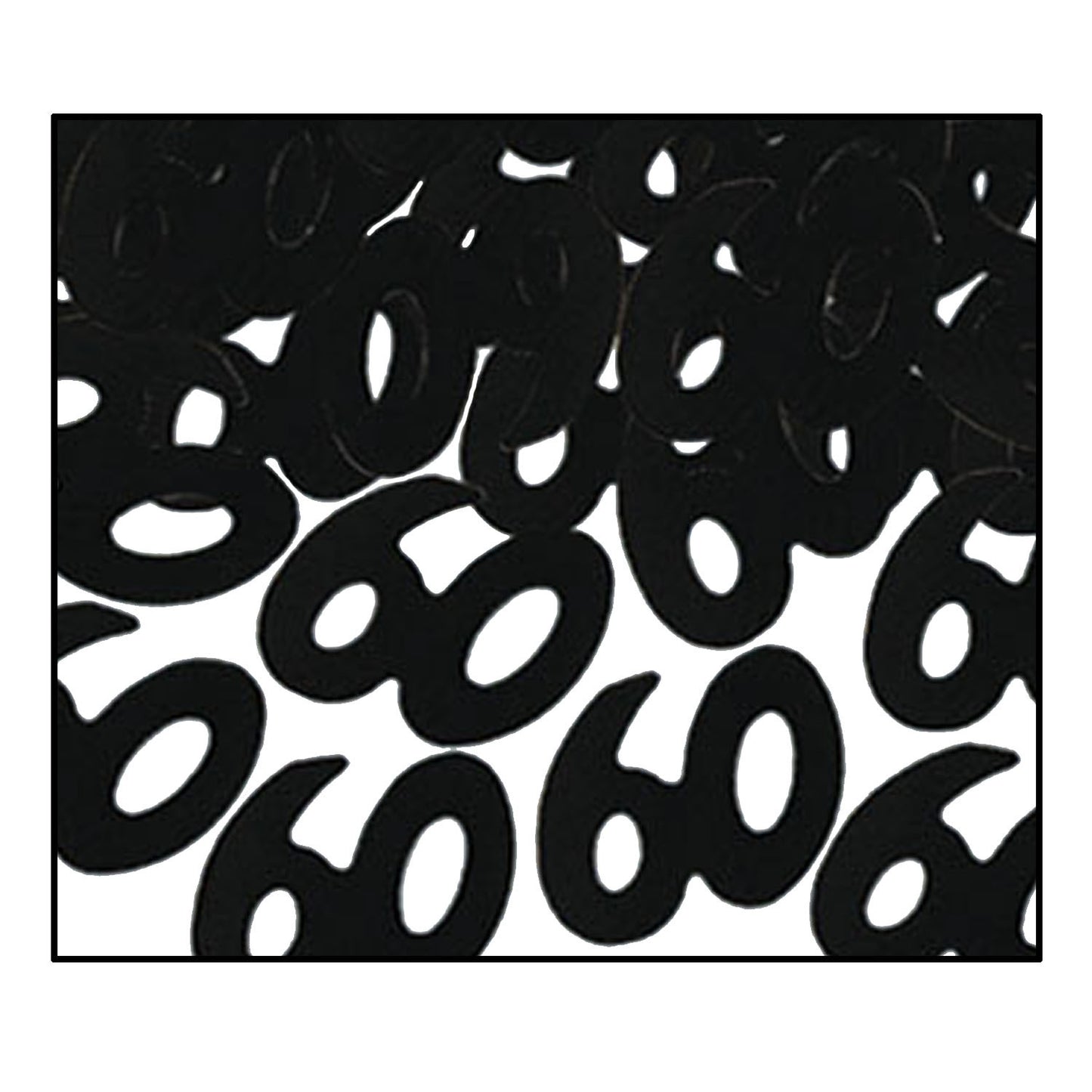 CONFETTI - BLACK 60 1/2 OZ/PKG