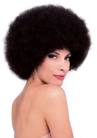 Deluxe Brown Afro Wig - Adult Sized
