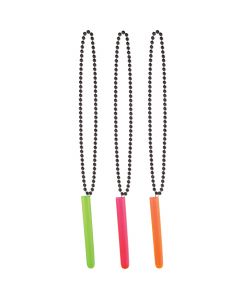 TEST TUBE SHOT GLASS BEADED NECKLACE