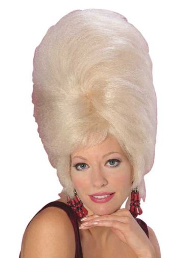 BLONDE BEEHIVE WIG - ADULT