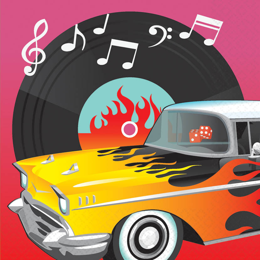 Classic 50's Luncheon Napkins