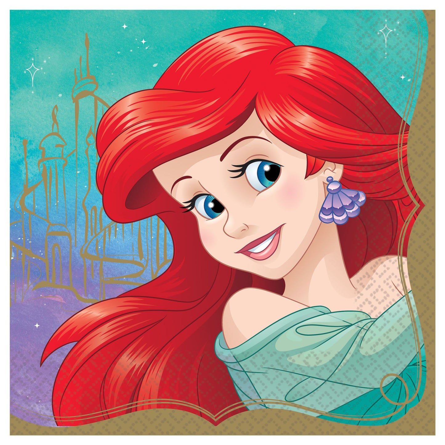 DISNEY PRINCESS ARIEL NAPKINS