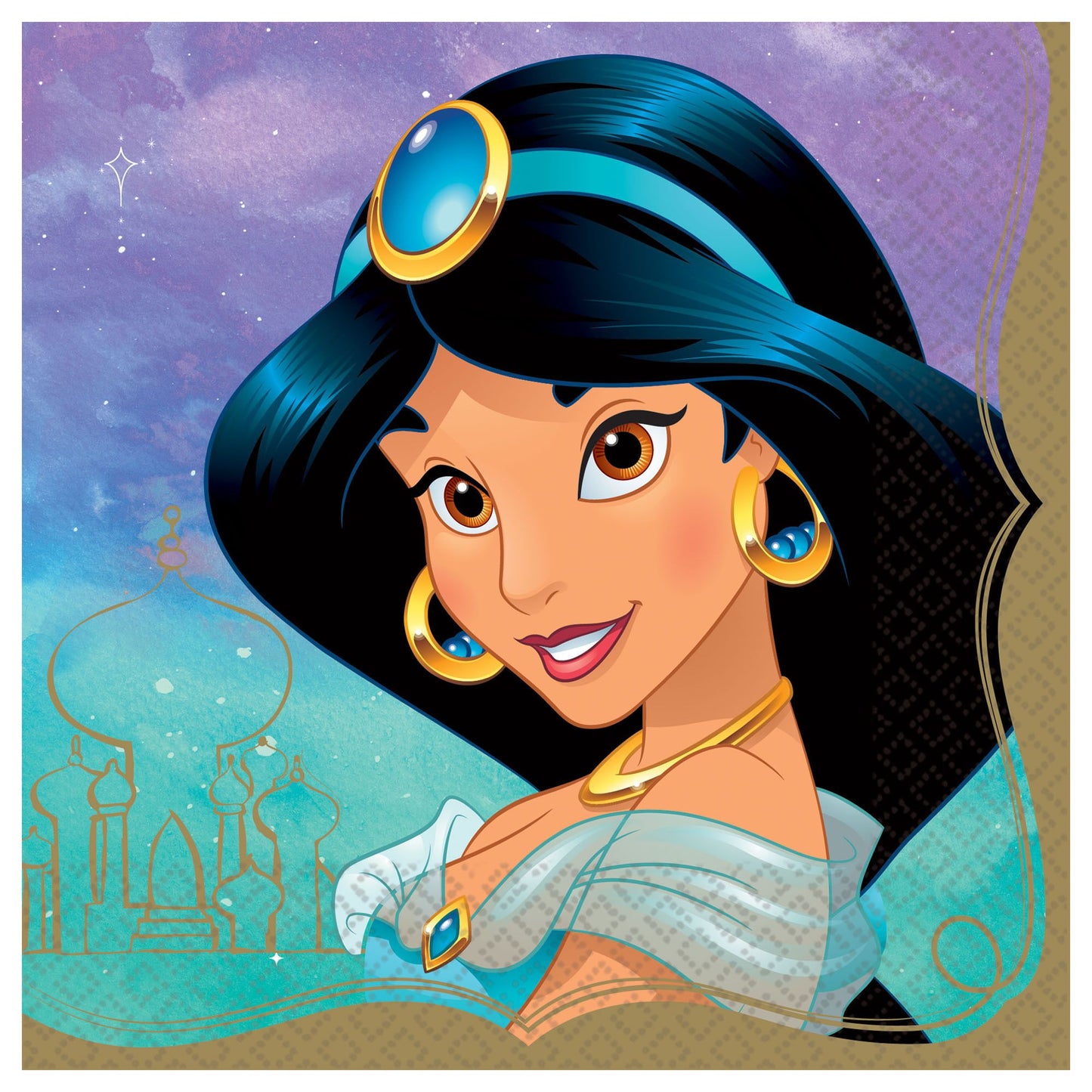 DISNEY PRINCESS JASMINE NAPKINS