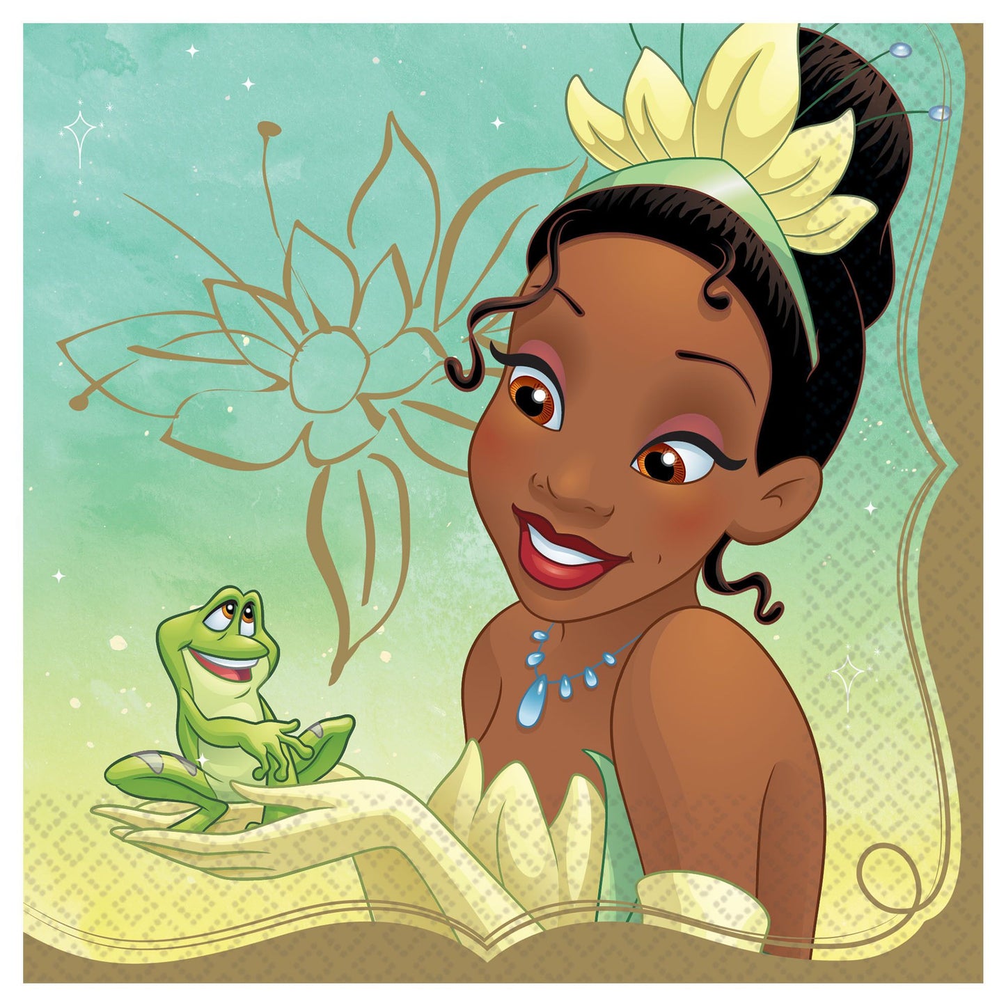 DISNEY PRINCESS TIANA NAPKINS